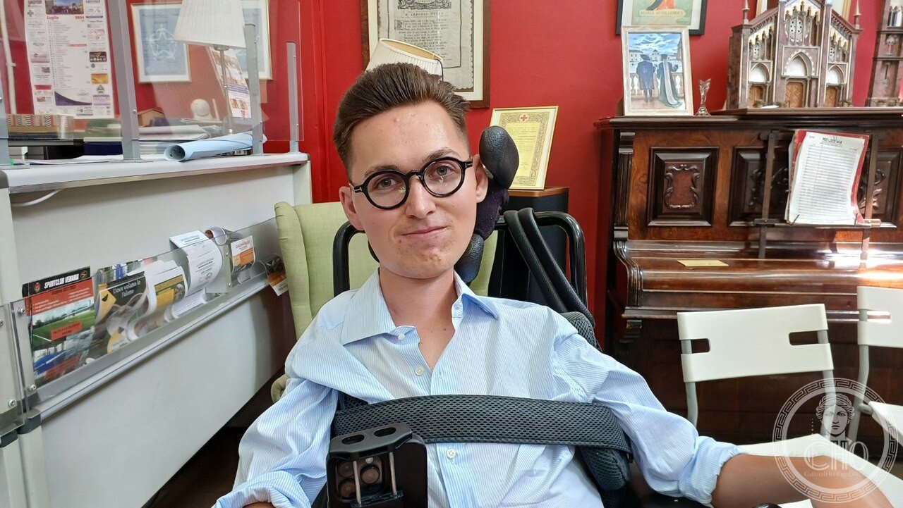 Emanuel Cosmin Stoica in veste di Garante per le Disabilità del Comune di Venaria Reale (2024)