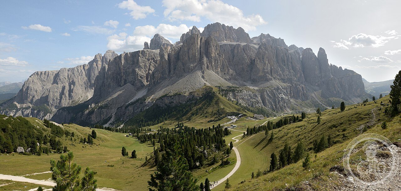 Frea pass Sella group Dolomites
