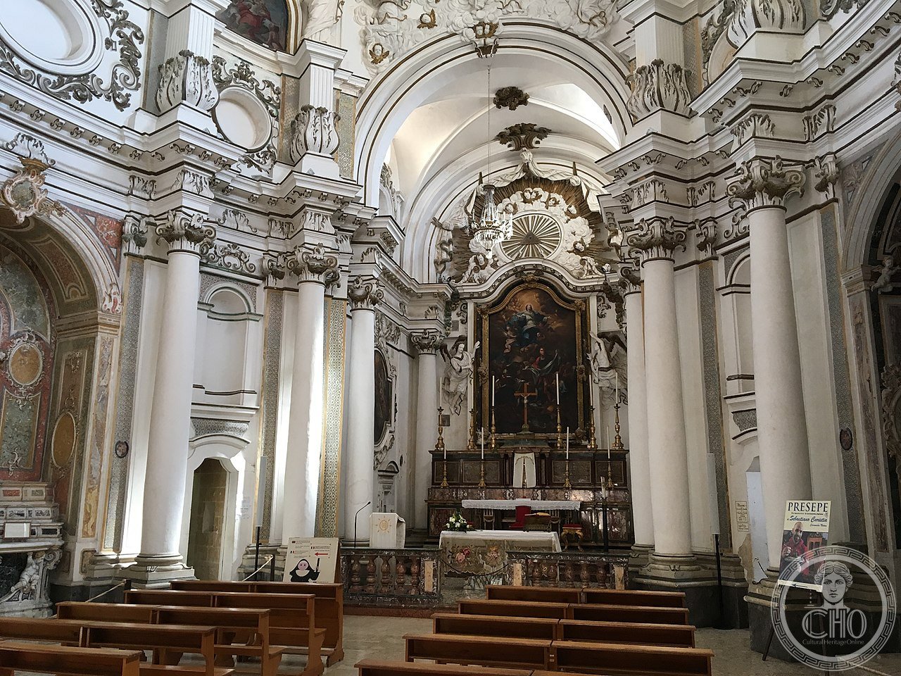 L'altare di Santa Chiara a Noto