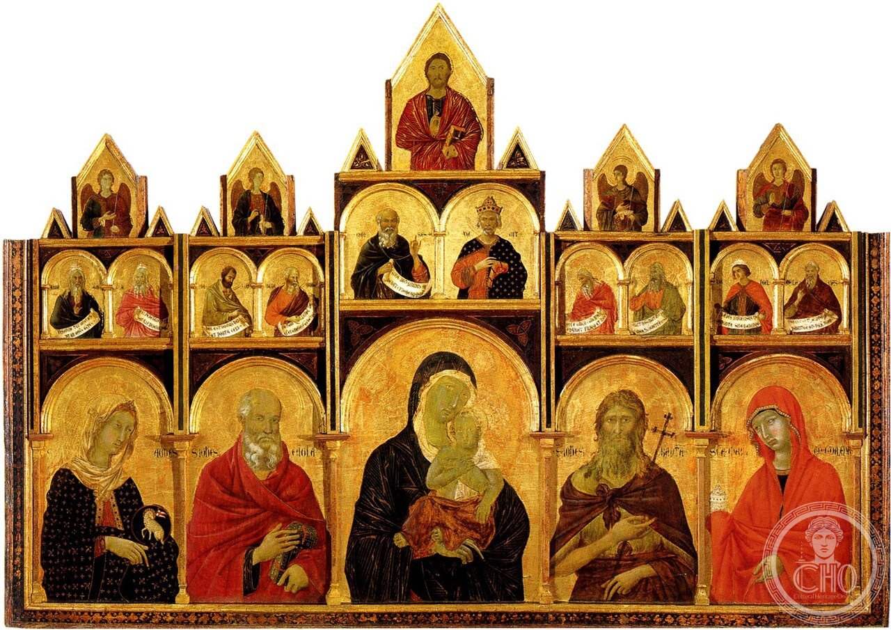 
Madonna and Child with Saints Polyptychlabel QS:Len,"Madonna and Child with Saints Polyptych"label QS:Lnl,"Retabel nr. 