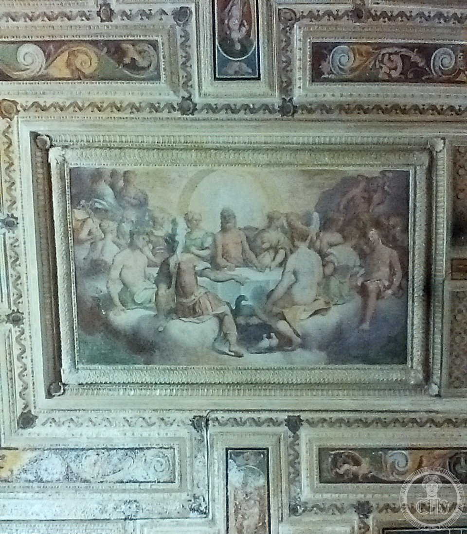 Palazzo imperiale, genova, atrio, affreschi 02