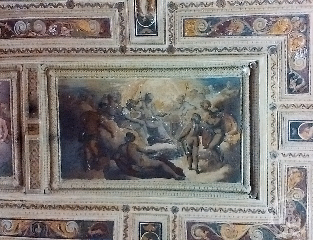 Palazzo imperiale, genova, atrio, affreschi 01