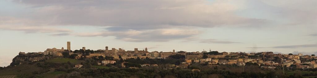 Panorama di Tarquinia