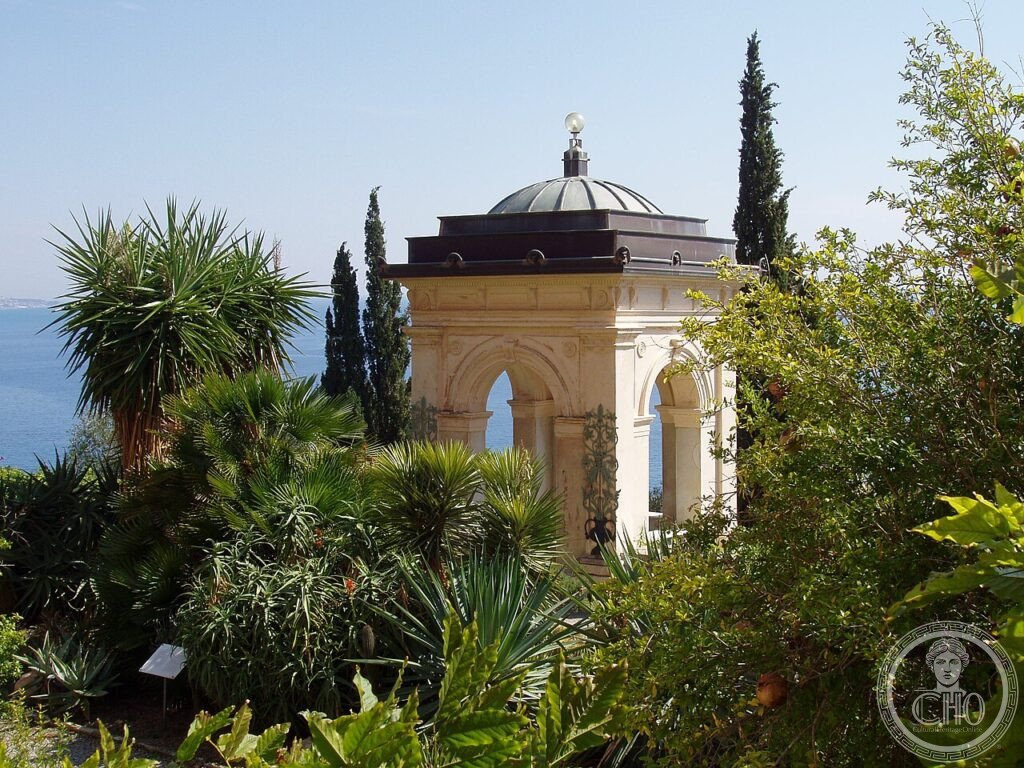 Giardini Botanici Hanbury Mortola Inferiore Ventimiglia Liguria padiglione terrazzo 1867 FAI