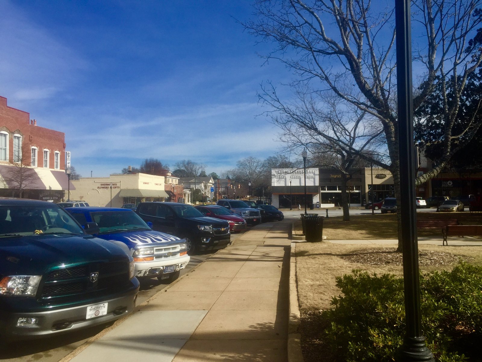 The town square of Covington, Georgia