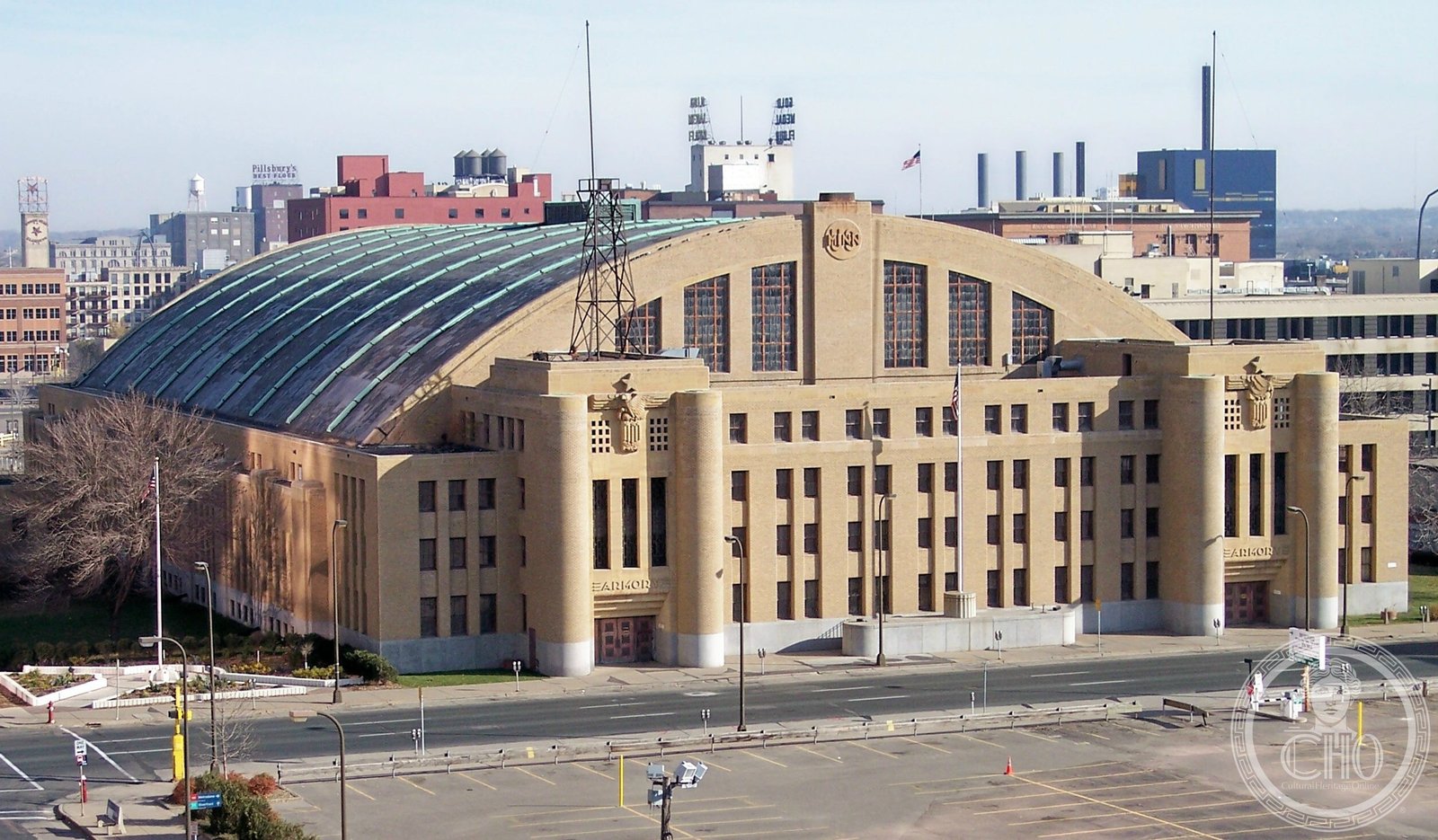 Minneapolis Armory — PWA Moderne civic building at 500 6th Street South, Minneapolis, Minnesota, 1936