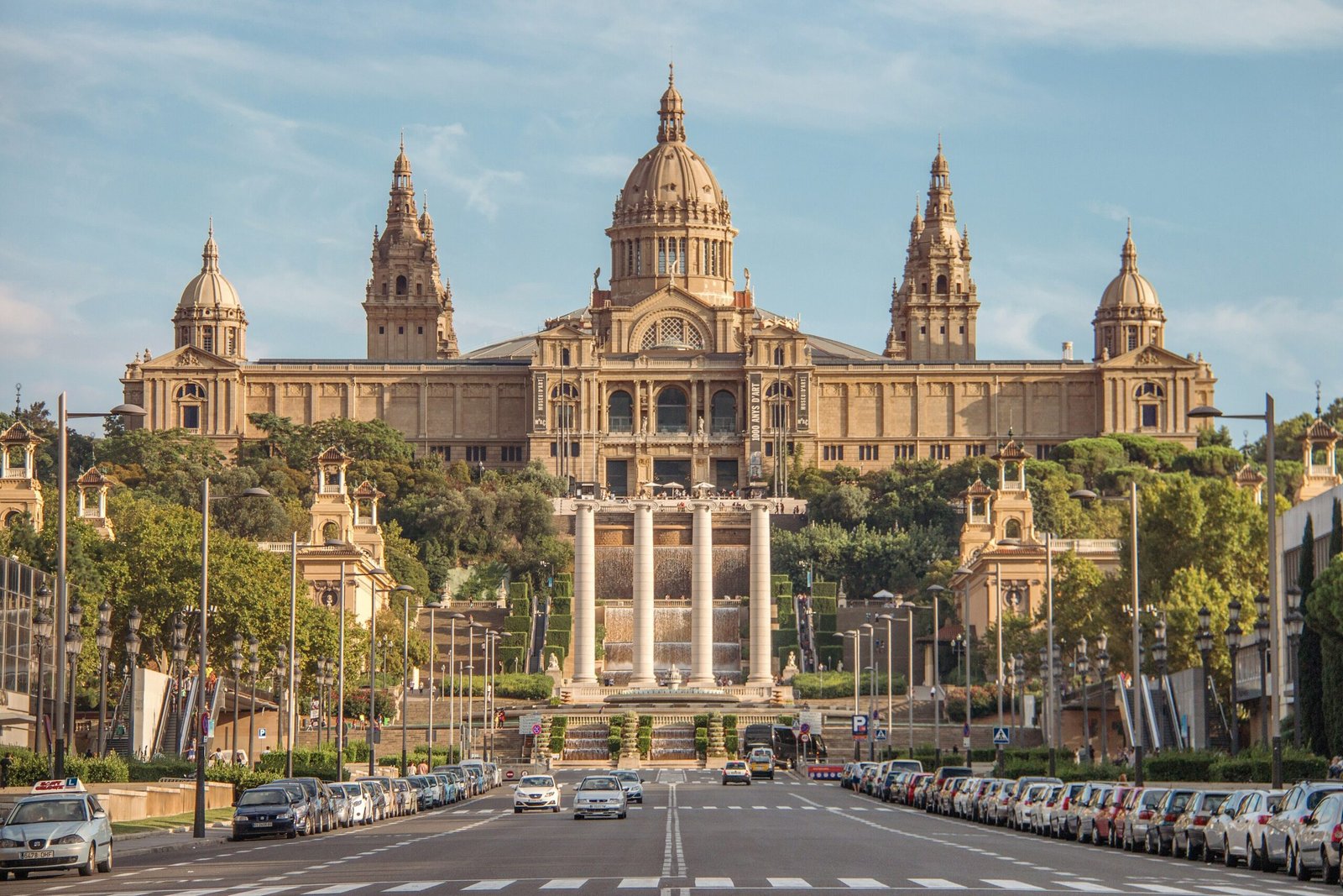 The domed Palau Nacional on Montjuïc, home of the MNAC
