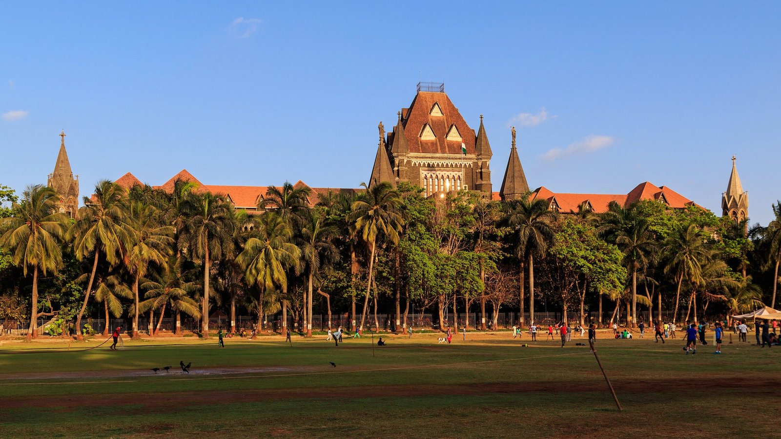 Bombay High Court built 1878 in Gothic Revival style, centrepiece of Mumbai Victorian Gothic UNESCO ensemble