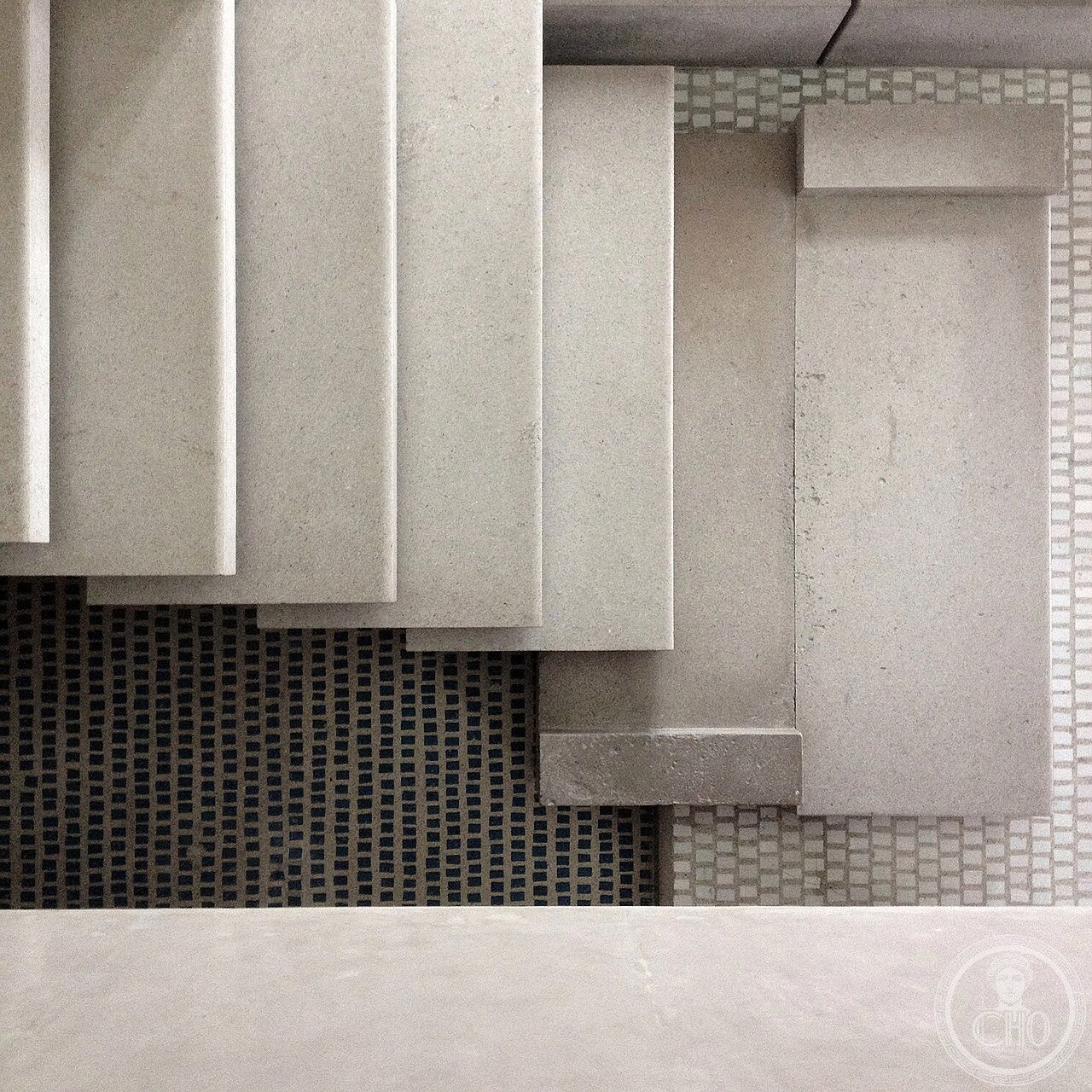 Carlo scarpa, architect- olivetti showroom stairs, venice 1957-58 (33777096671)