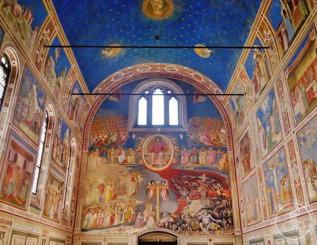 Padova Cappella degli Scrovegni Giotto affreschi navata Giudizio Universale 1304 interno Veneto UNESCO 2021