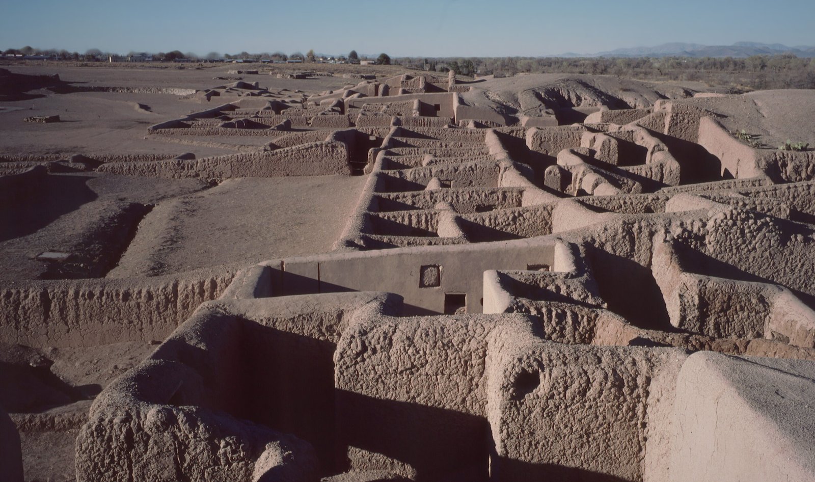 Adobe ruins of Paquimé, pre-Columbian city in Chihuahua, Mexico