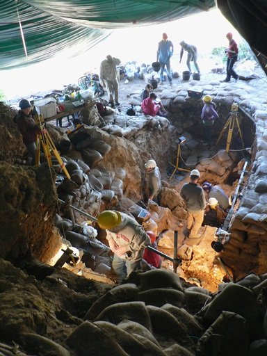 Pinnacle Point cave excavation, Mossel Bay, South Africa