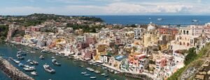 The colourful harbour of Marina Corricella, Procida