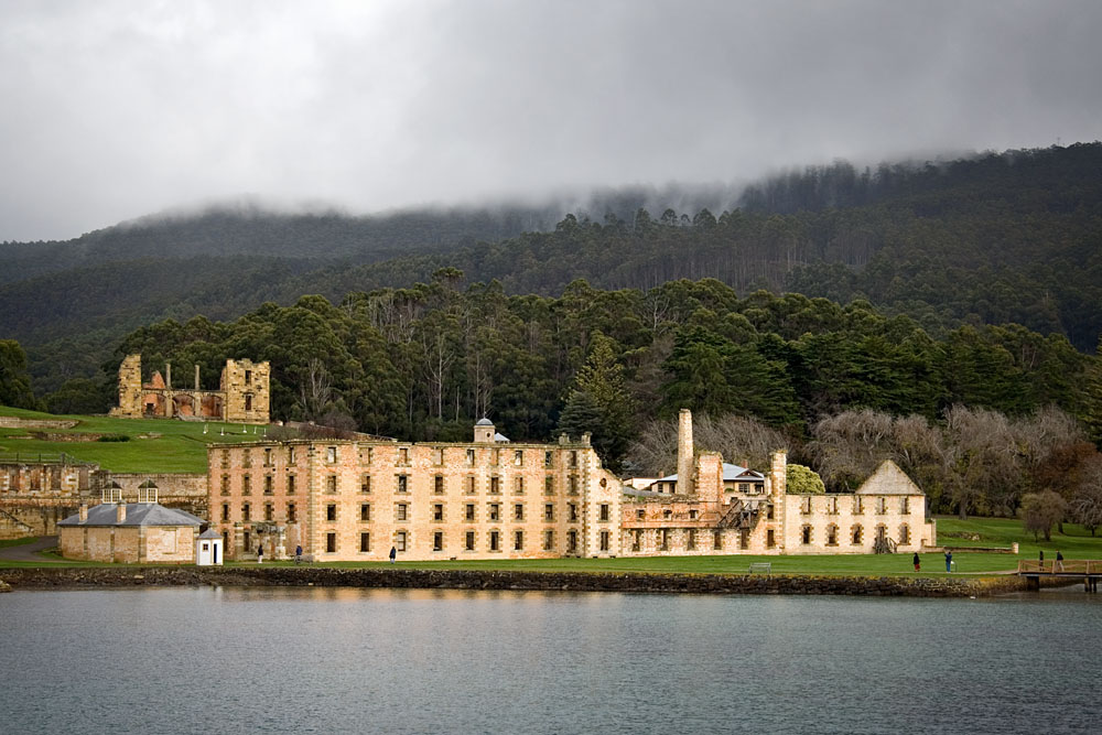 Port Arthur Penitentiary, the main building of the Australian Convict Sites UNESCO World Heritage property, Tasmania