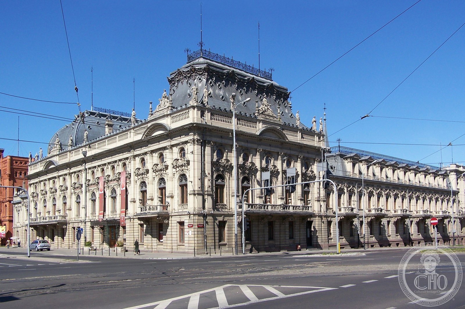 Izrael Poznański Palace — a neo-Baroque cotton-baron's residence beside its red-brick mill, Łódź