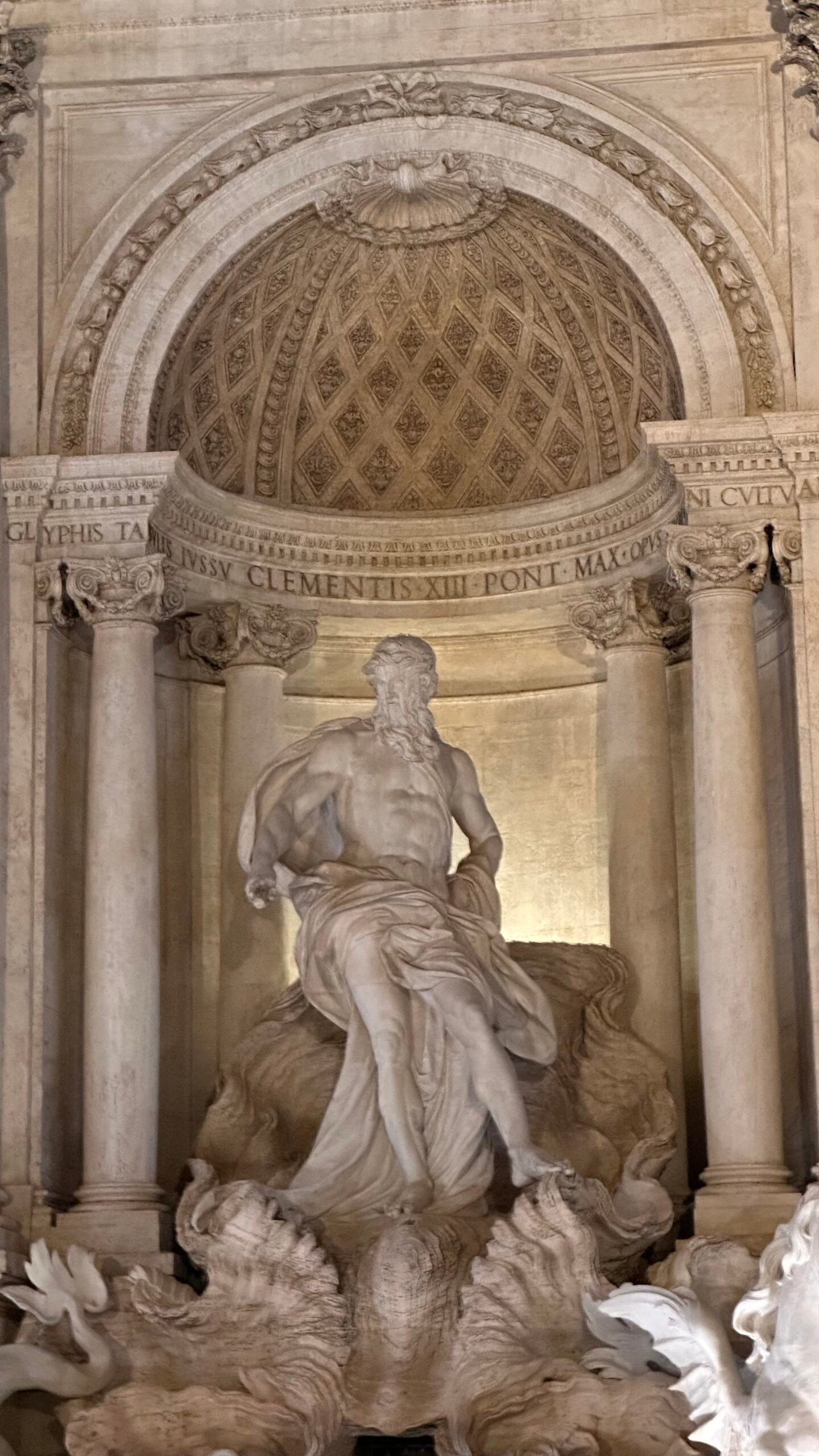 A figure of the Trevi Fountain.