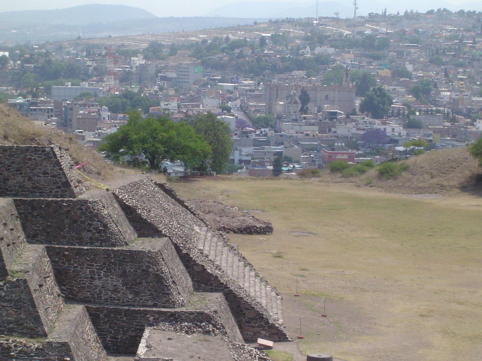 Atlante warrior columns on Pyramid B, Tula, Hidalgo, Mexico