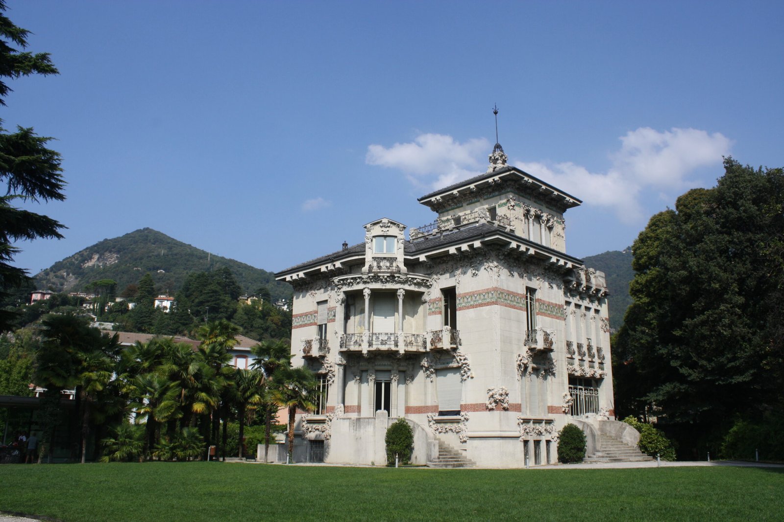 Liberty villa of Villa Bernasconi on Lake Como, Cernobbio