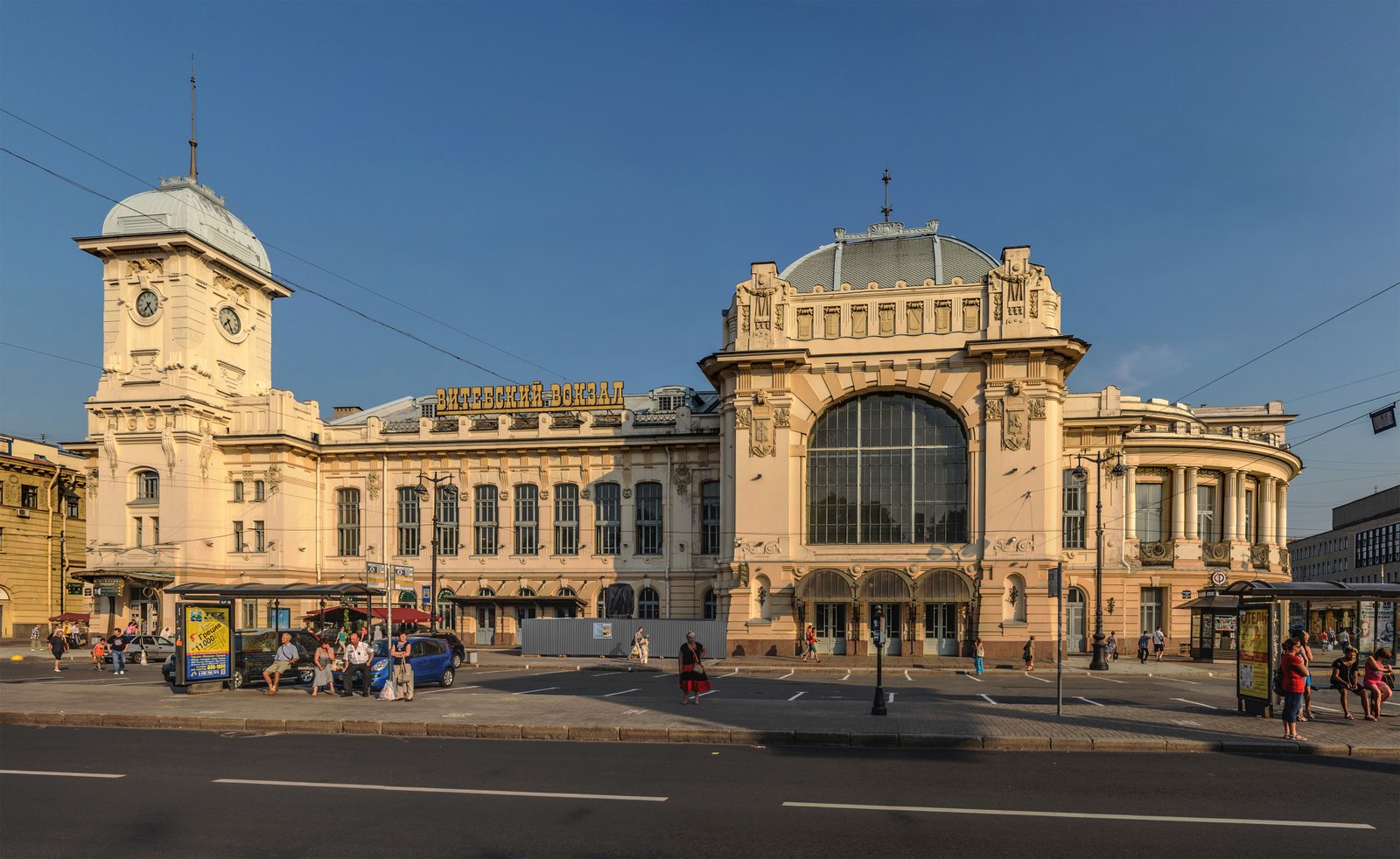 The Vitebsky railway station in Saint Petersburg, built 1900-1904 — an example of historic architecture increasingly documented through digital heritage techniques