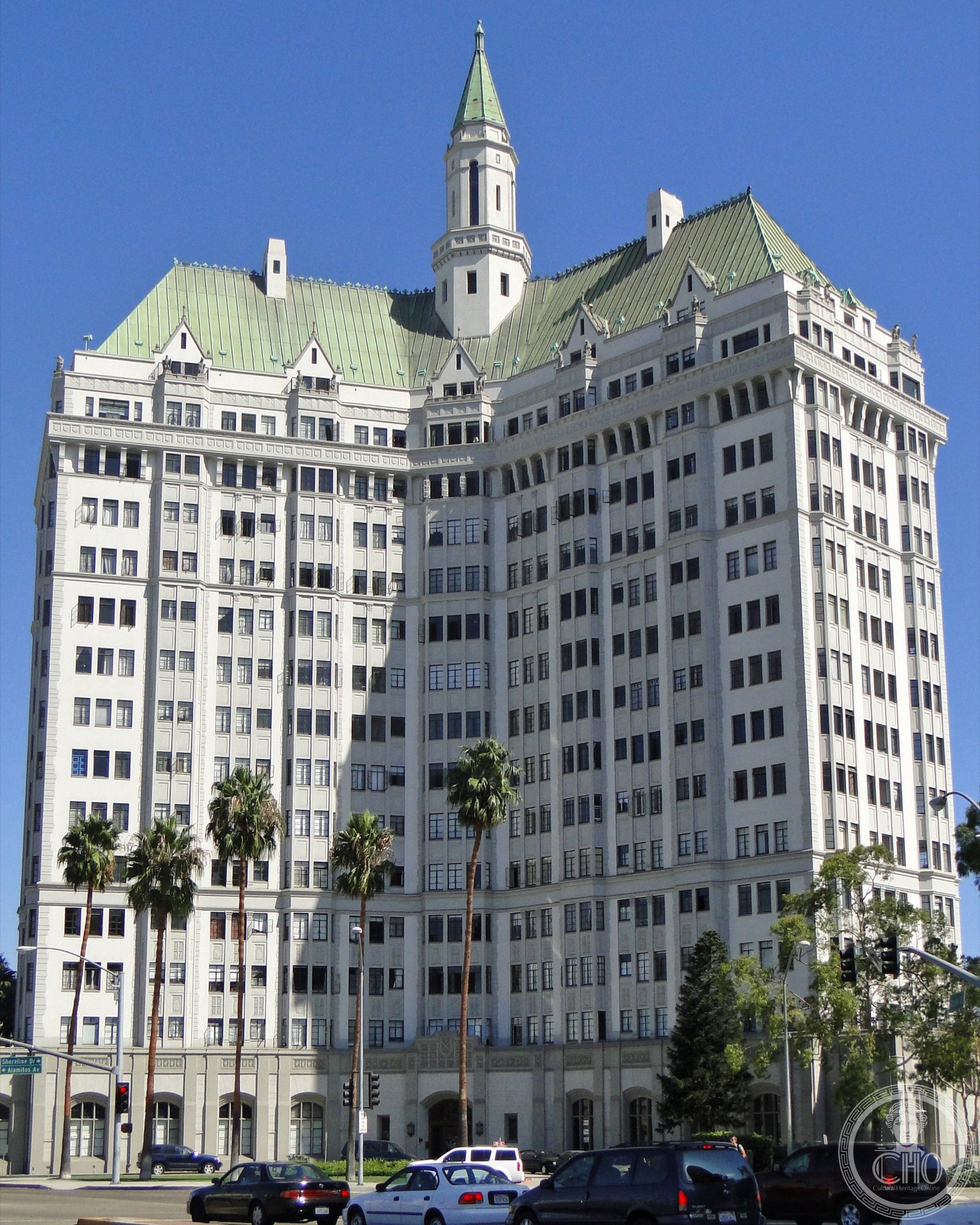 Villa Riviera 1929 Long Beach California Art Deco Gothic Revival apartment tower Ocean Boulevard