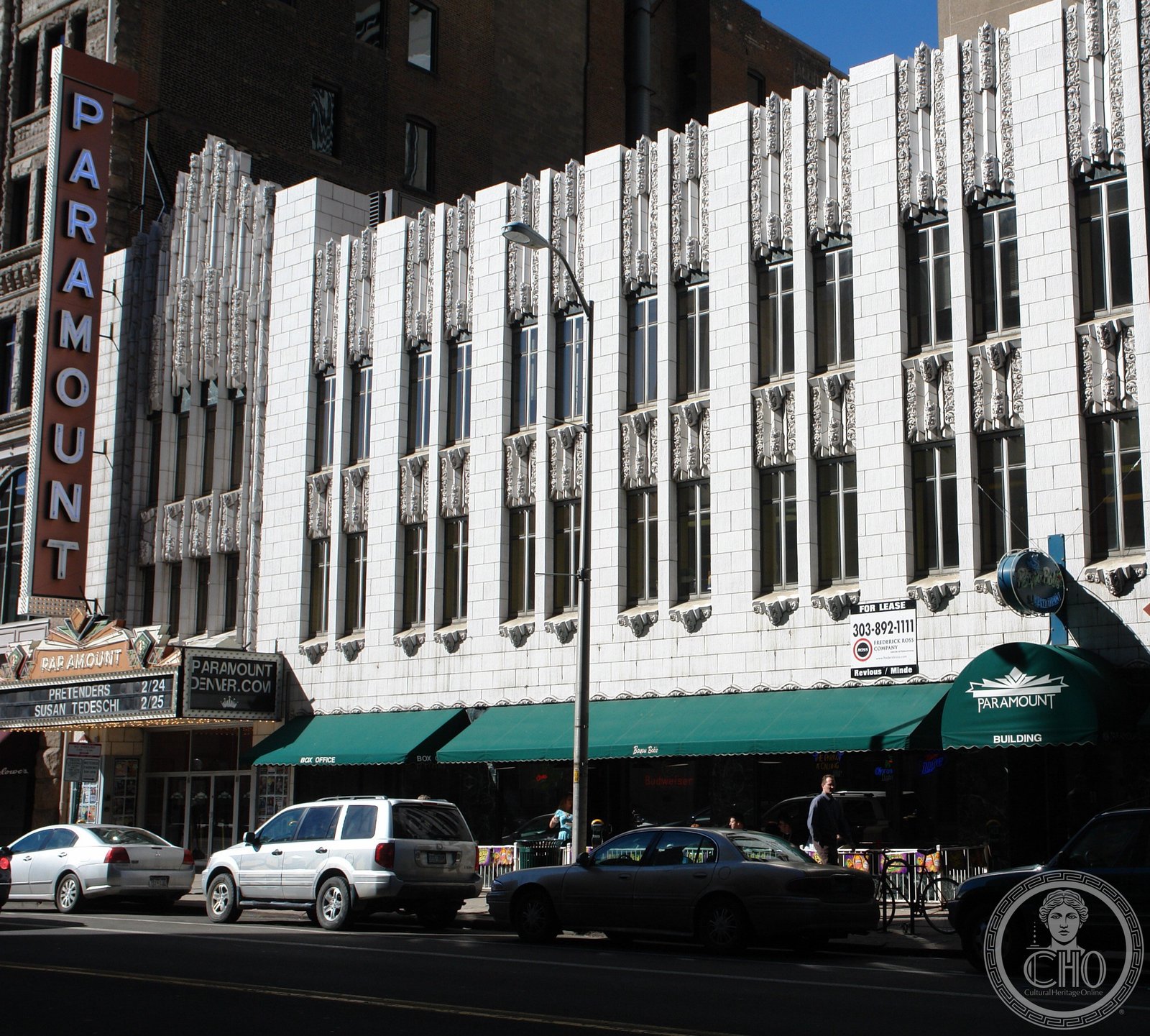 Paramount Theatre Denver Colorado 1930 Art Deco Glenarm Place neon marquee downtown cinema