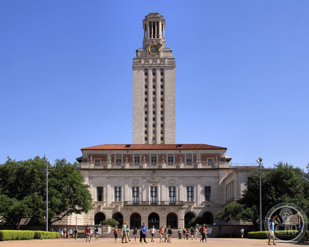 UT Tower — Main Building (1937), University of Texas at Austin, Austin, Texas