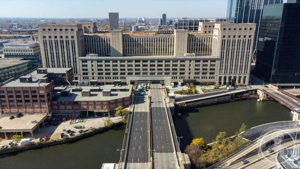 Chicago Main Post Office (1932), 433 West Van Buren Street, Chicago, Illinois
