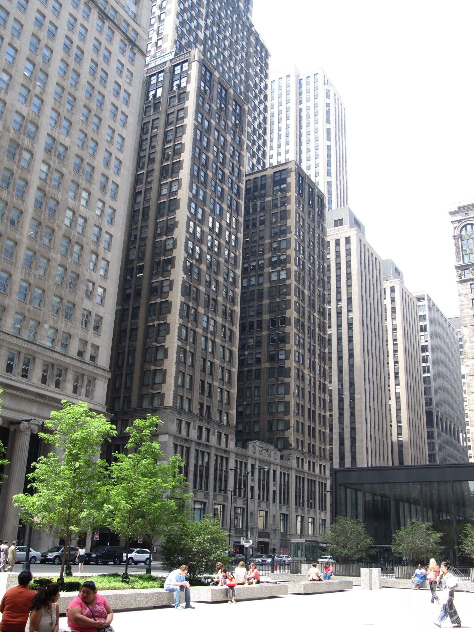 Field Building Art Deco skyscraper facade at 135 South LaSalle Street Chicago