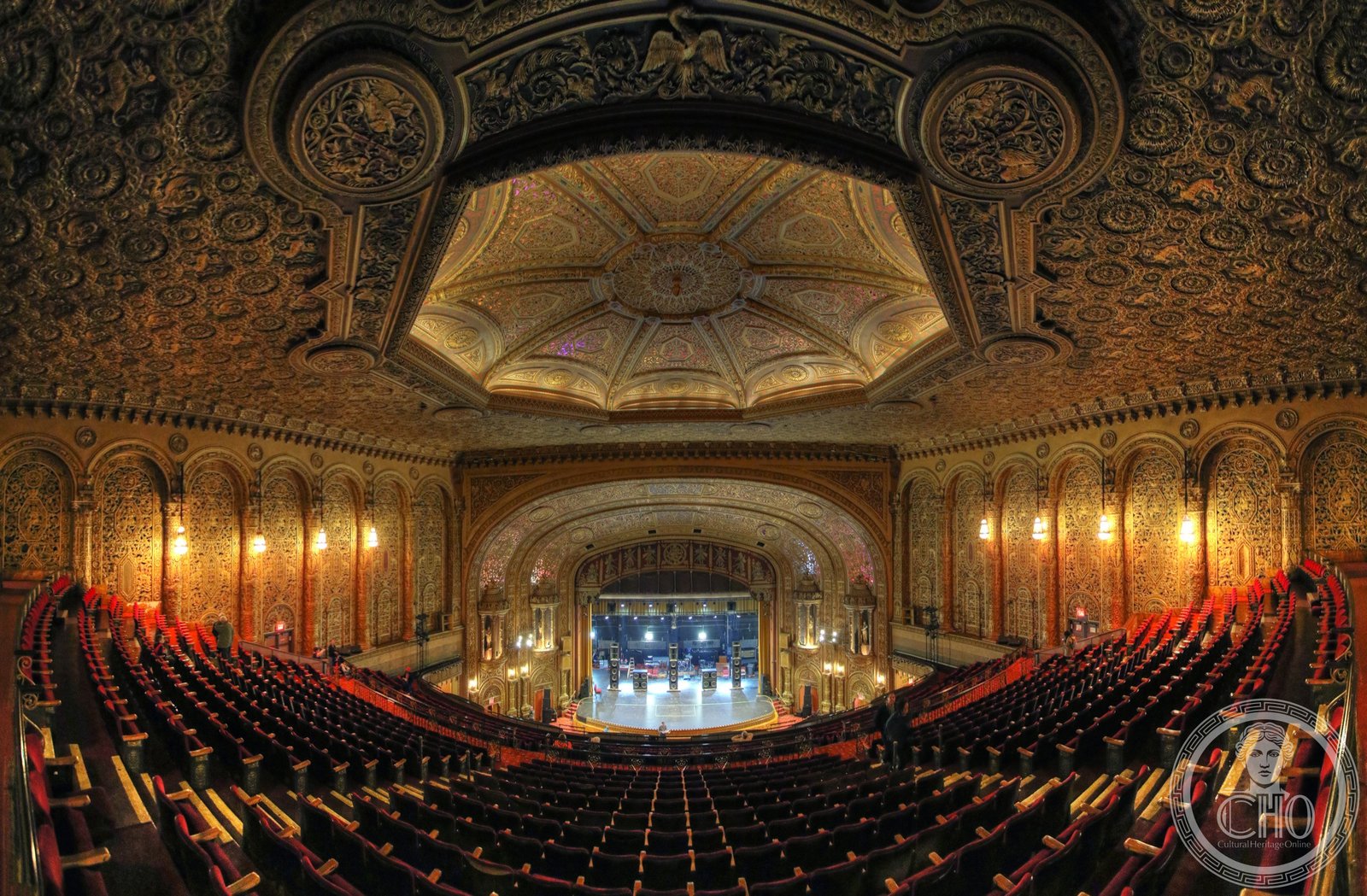 United Palace Theatre panorama, 4140 Broadway, Washington Heights, New York City, 1930