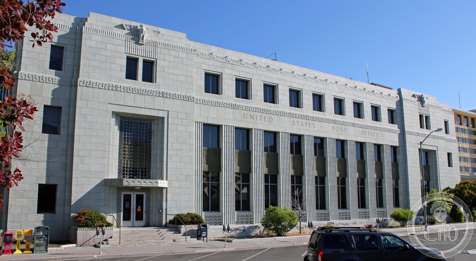 Reno Main Post Office, 50 South Virginia Street, Reno, Nevada — Art Deco federal building, 1933