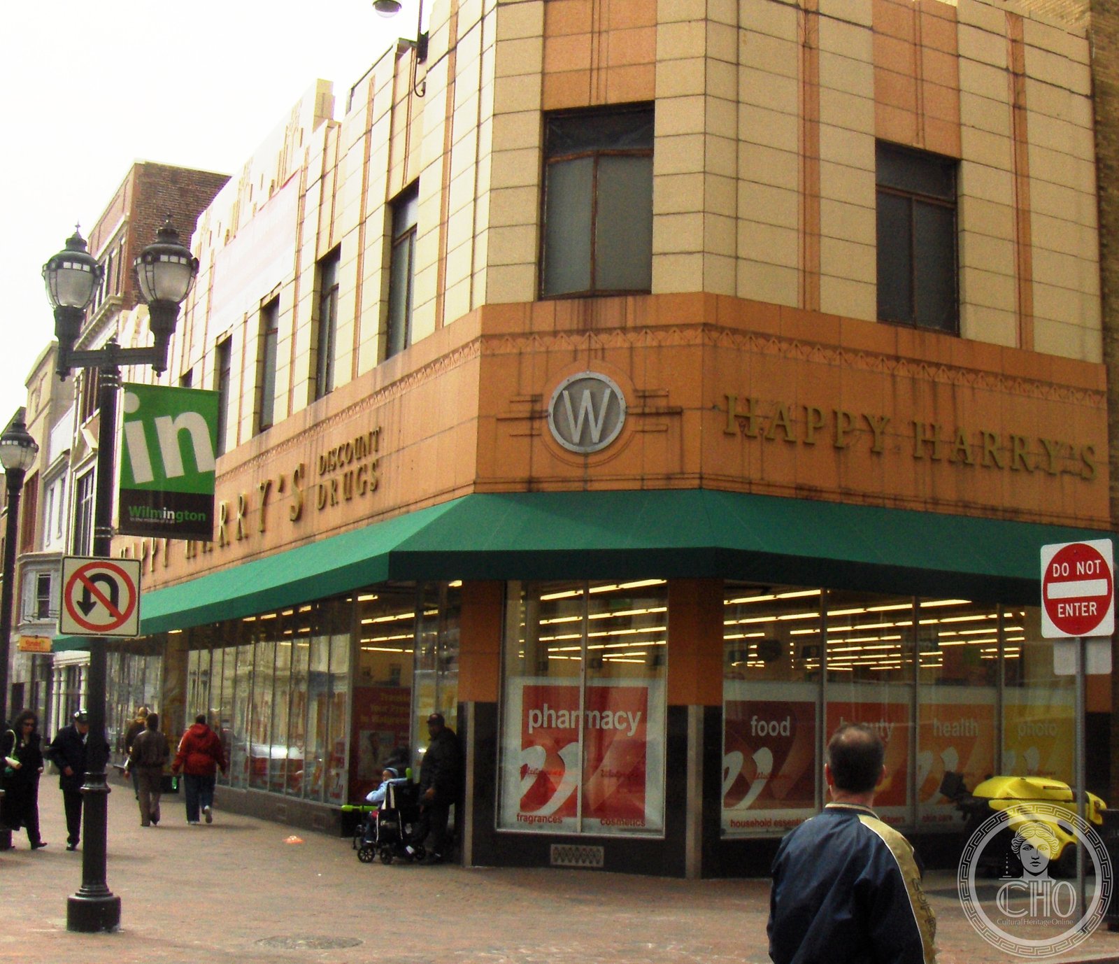 Woolworth Building Wilmington Delaware Art Deco terra cotta corner Market Street