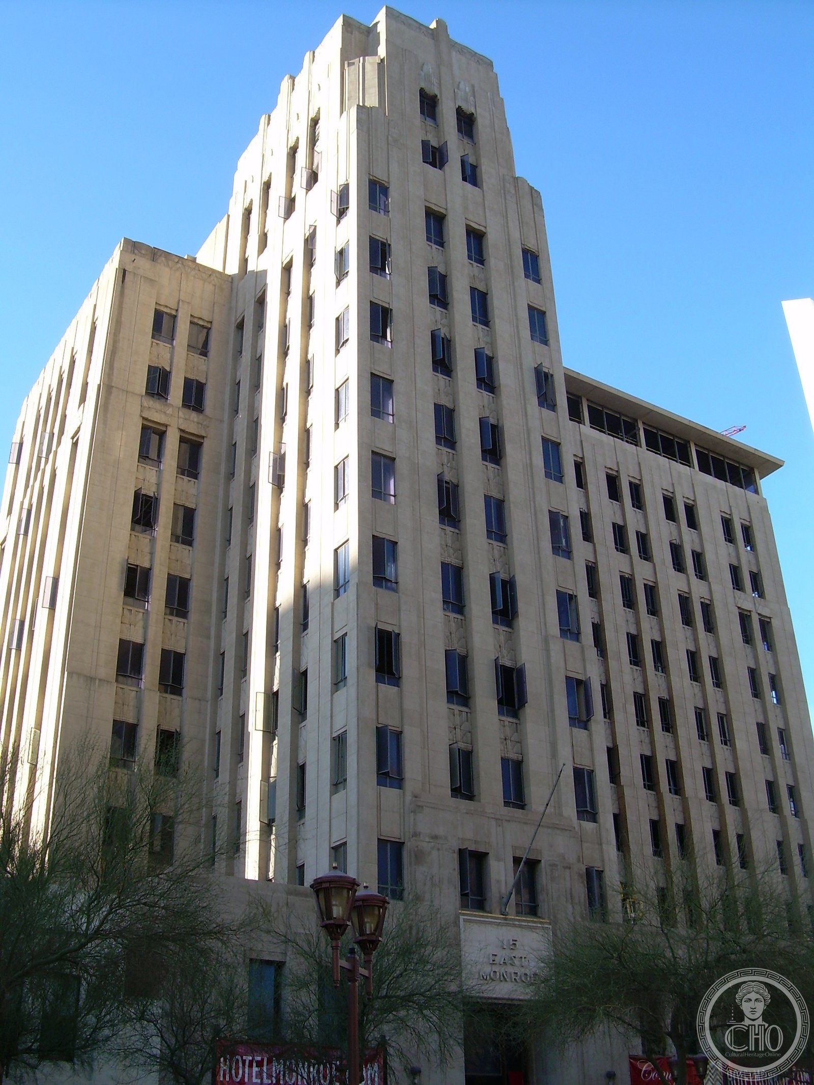 Professional Building Art Deco skyscraper, Phoenix Arizona, Central Avenue and Monroe Street, 1932