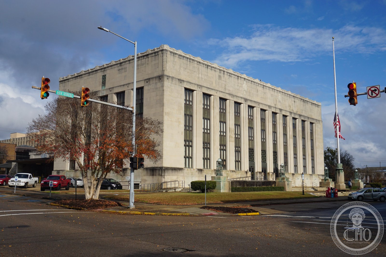 United States Post Office and Courthouse (1933), three-story Art Deco limestone federal building at 2100 9th Street in Meridian, Mississippi, designed by P.J. Krouse and Fort, NRHP listed 1984.