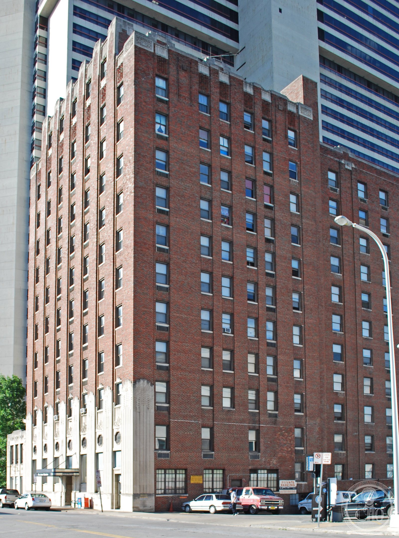 James Robertson Hotel (1929), 118 North 7th Avenue, Nashville, Tennessee, Art Deco hotel building by Marr and Holman architects, now the James Robertson Apartments.