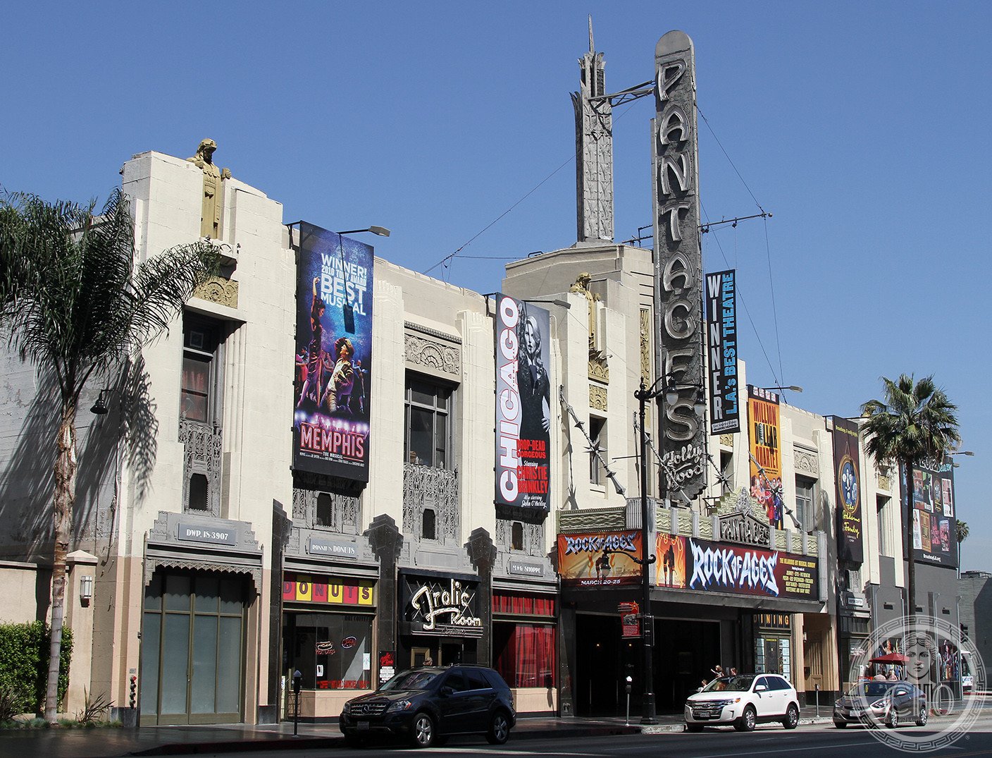 Pantages Theatre facade Hollywood Boulevard Los Angeles Art Deco cinema palace
