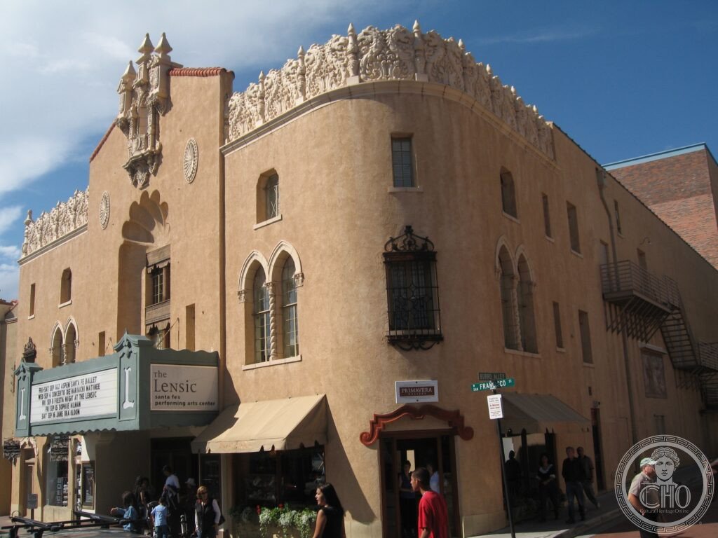 Lensic Performing Arts Center (1931), West San Francisco Street, Santa Fe, New Mexico