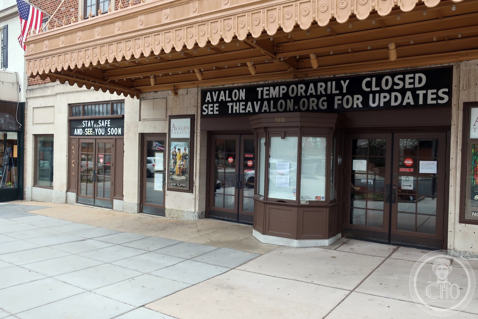 Avalon Theatre facade, Connecticut Avenue NW, Washington DC
