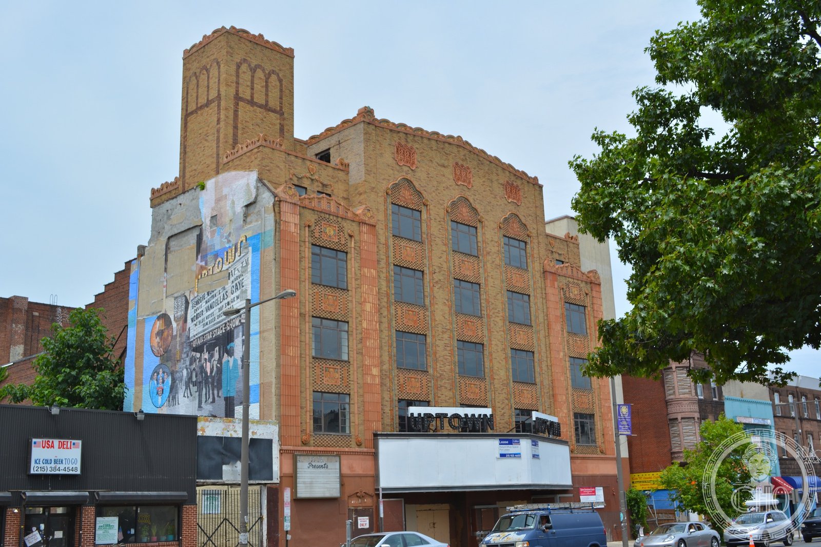 Uptown Theatre facade, North Broad Street, Philadelphia, Pennsylvania