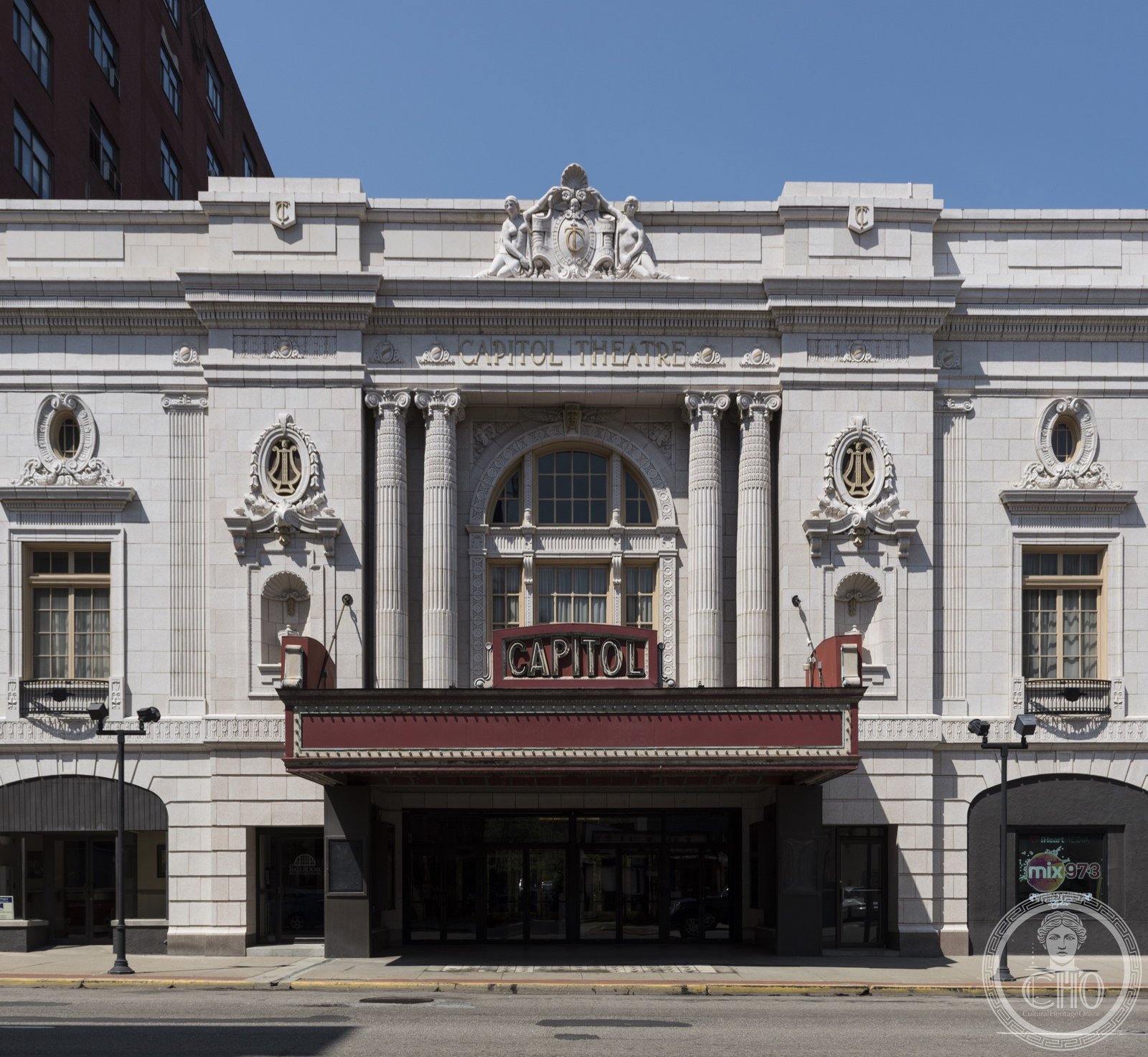 Capitol Music Hall interior, Market Street, Wheeling, West Virginia, 1928 atmospheric theater auditorium