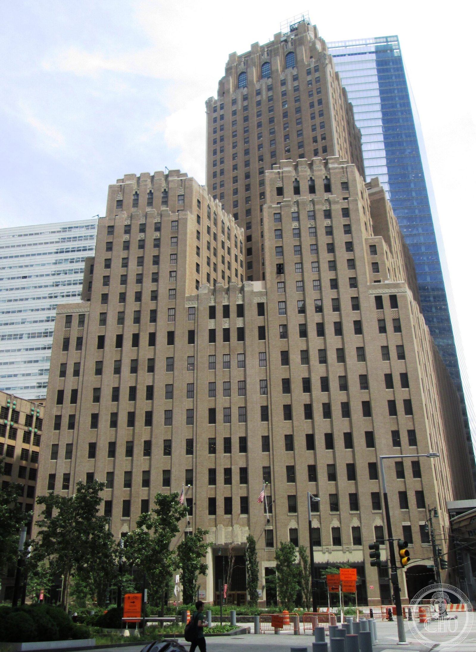 Barclay-Vesey Building, 140 West Street, New York City, Art Deco setback tower