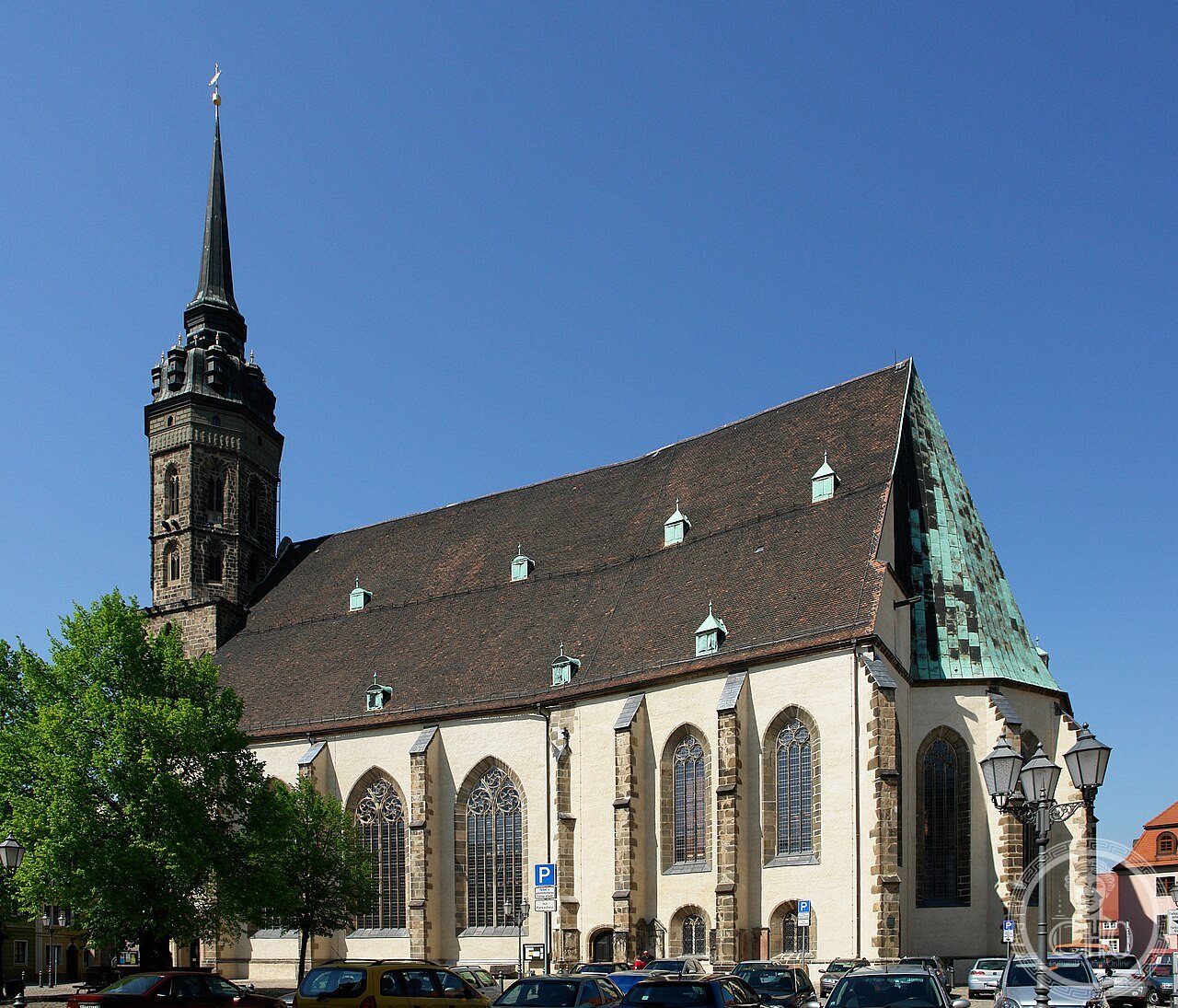 Exterior of Dom St. Petri, Bautzen, Germany, the oldest documented simultaneum church in the world, shared between Catholics and Lutherans since 1530 under a written contract still in force today