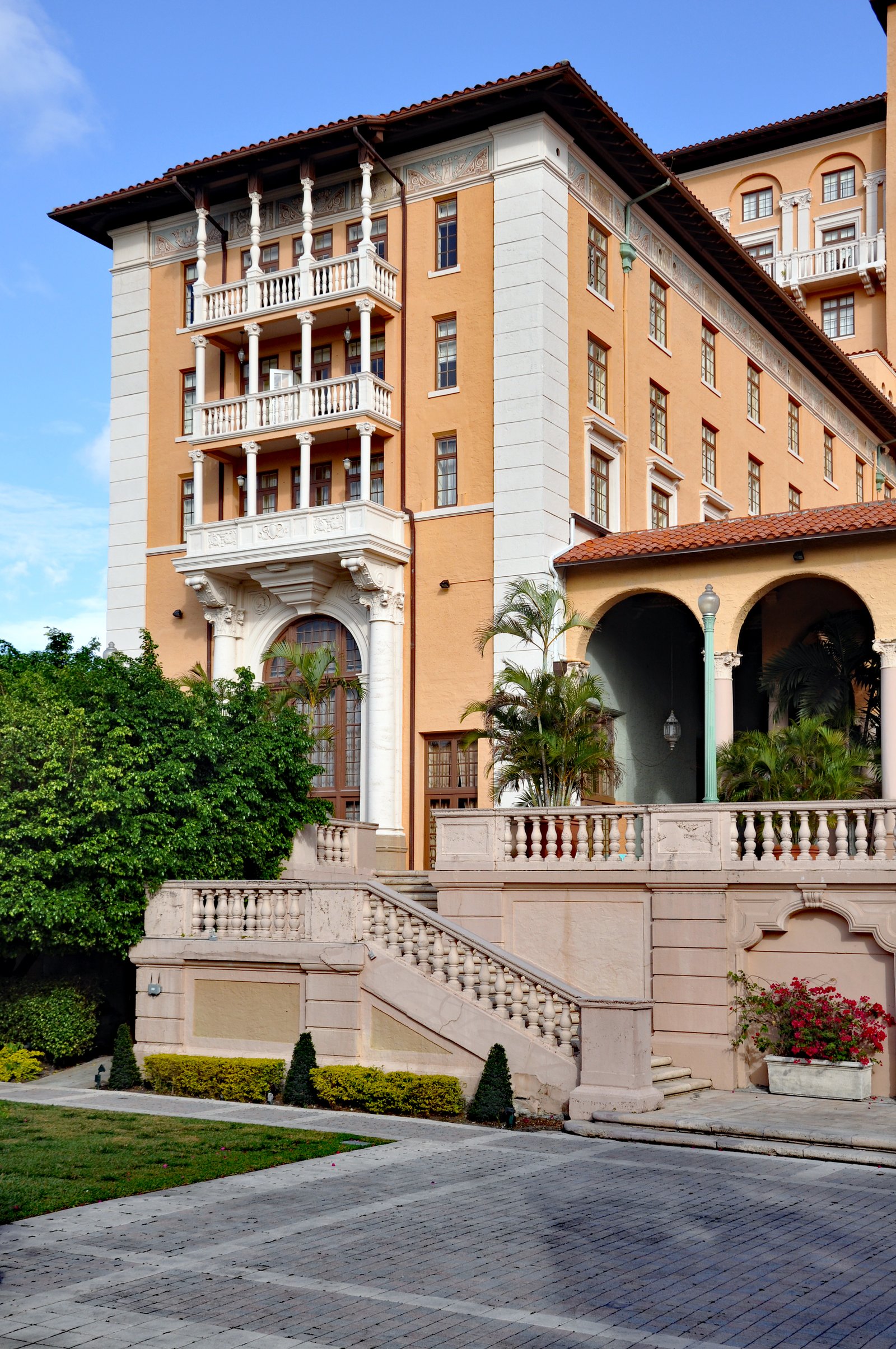 Biltmore Hotel tower and grounds, Coral Gables, Florida