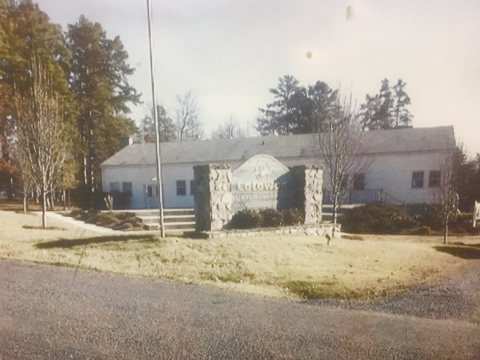 The cultural center building on the reservation.