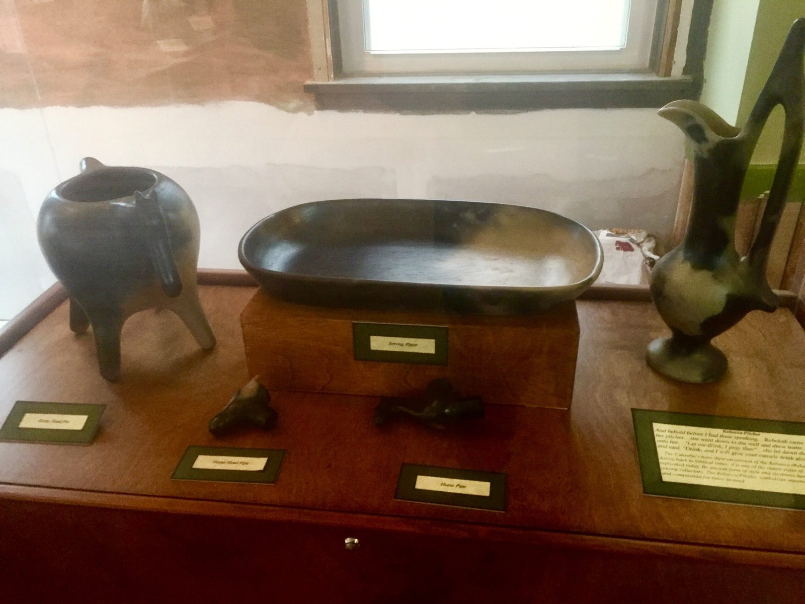 Traditional Catawba pottery, hand-built and pit-fired.