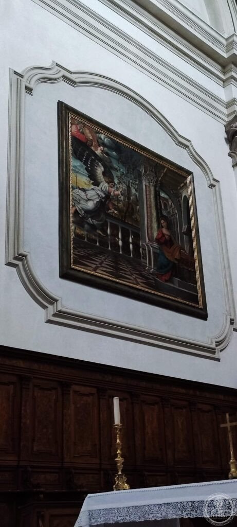 Facciata a capanna del Duomo di Serravalle a Vittorio Veneto, dedicato a Santa Maria Nova