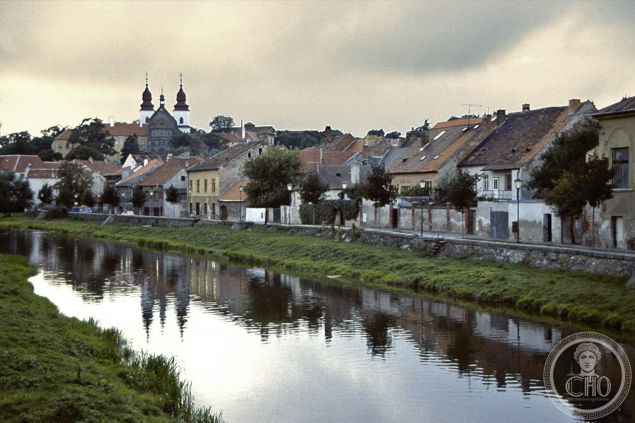 Jewish Quarter and St Procopius' Basilica in Třebíč — view Jewish Quarter and St Procopius' Basilica in Třebíč — view