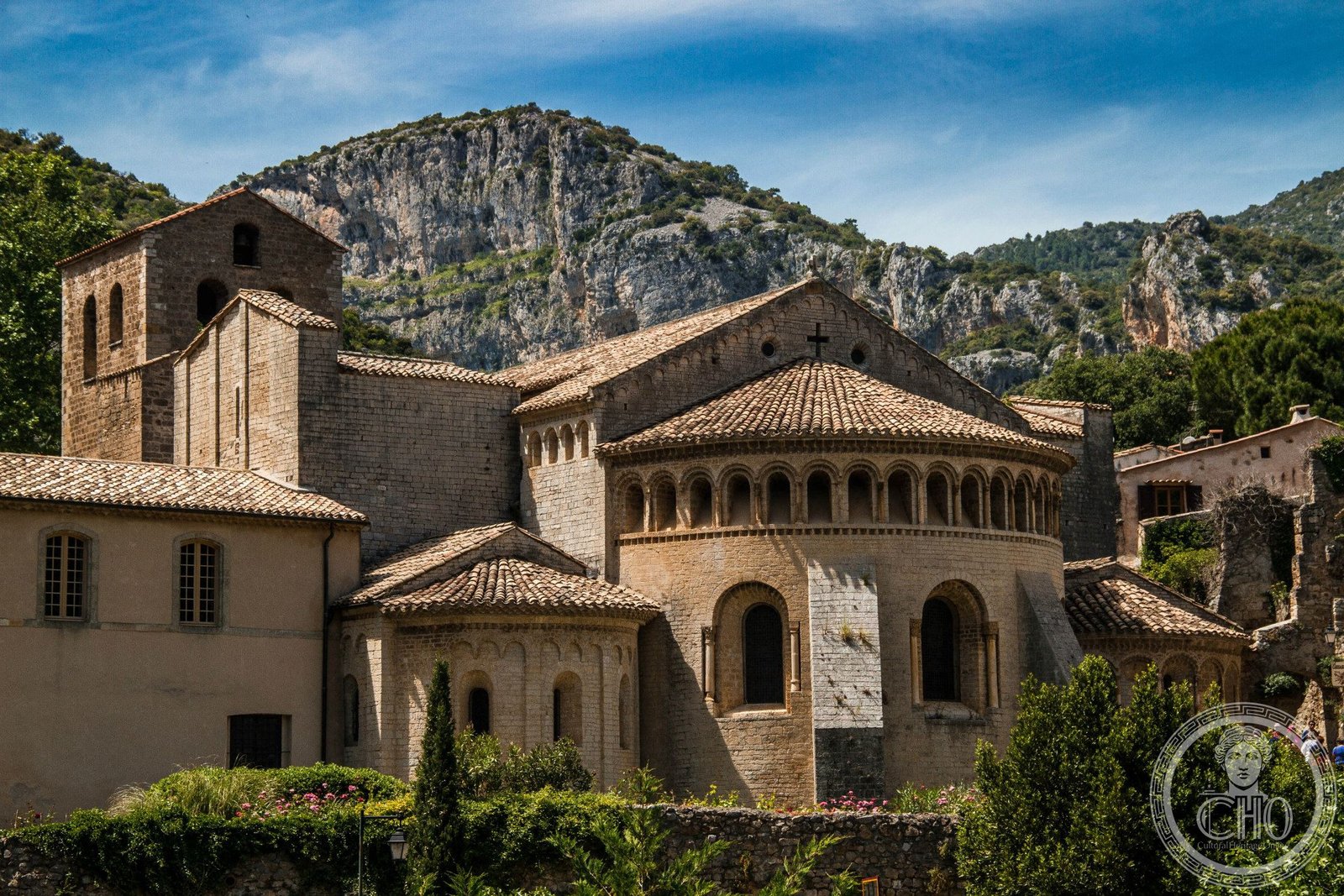 Saint-Guilhem-le-Désert Abbey — view Saint-Guilhem-le-Désert Abbey — view