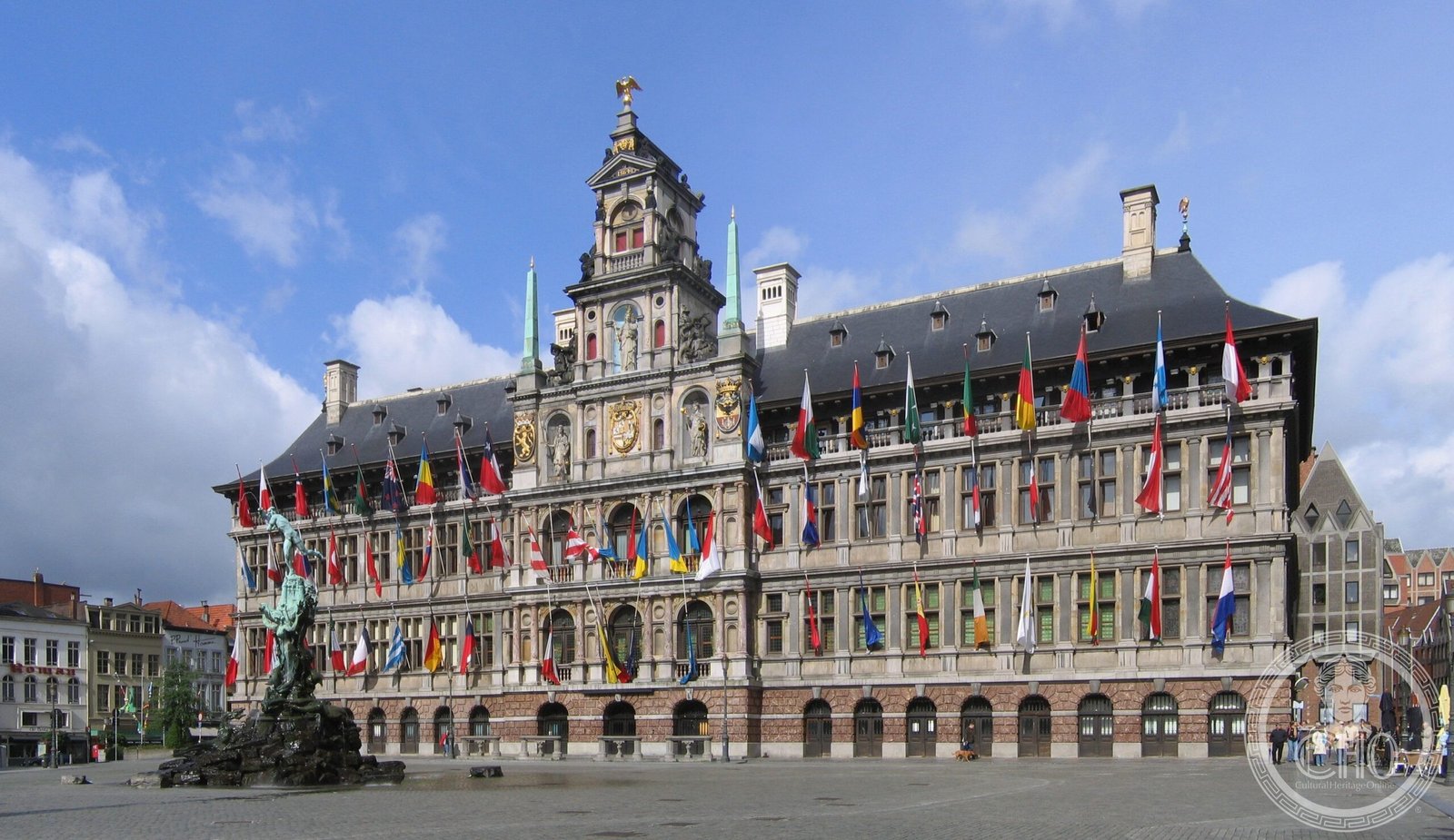 Antwerp City Hall — view Antwerp City Hall — view