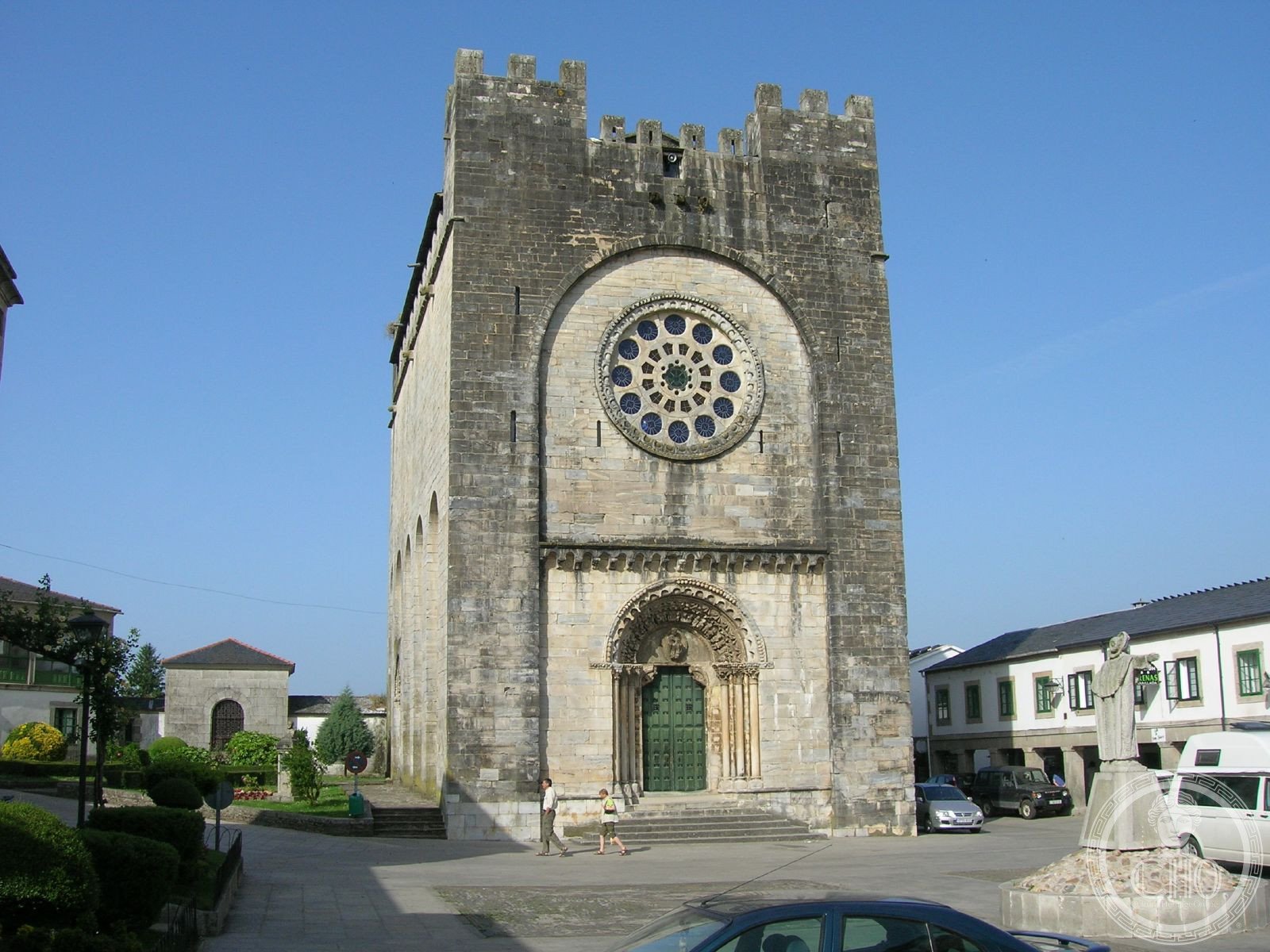 Church of San Xoán, Portomarín — view Church of San Xoán, Portomarín — view