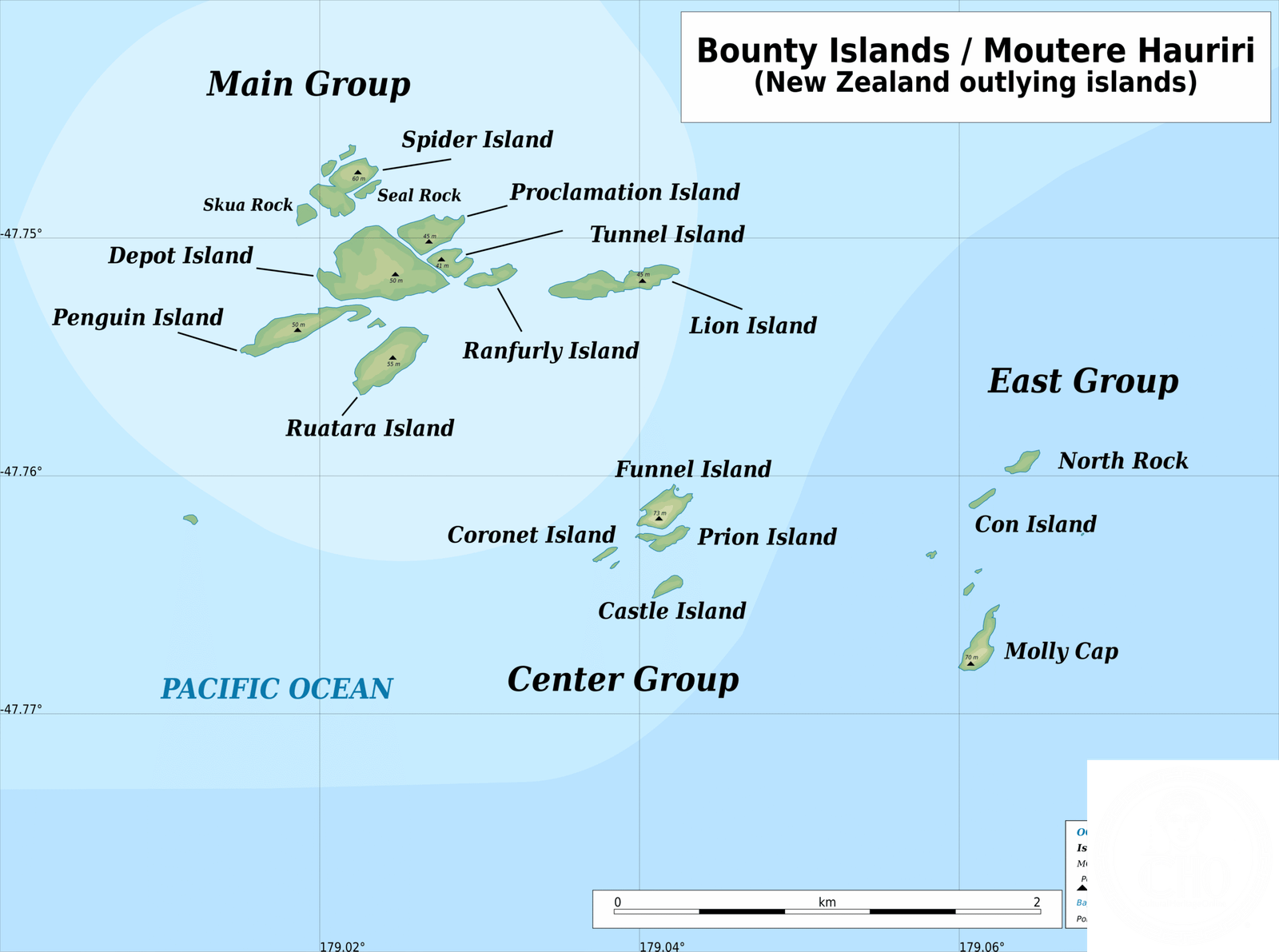 Bounty Islands — view Bounty Islands — view